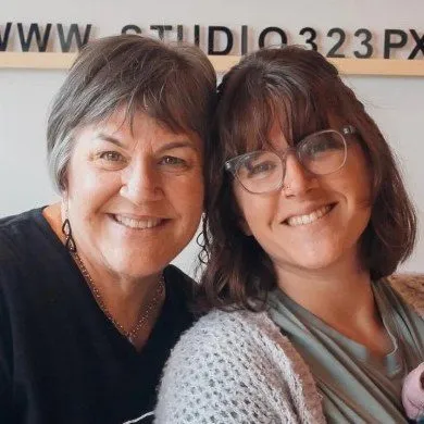 Jill Severino and Abby Wheeler